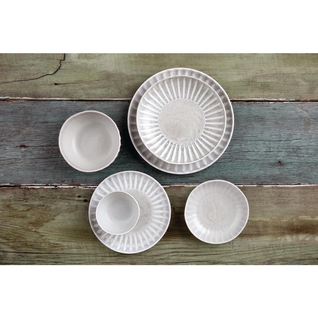 Bols Profonds Olympia Corallite Gris 150x65mm (lot de 6) — FB956