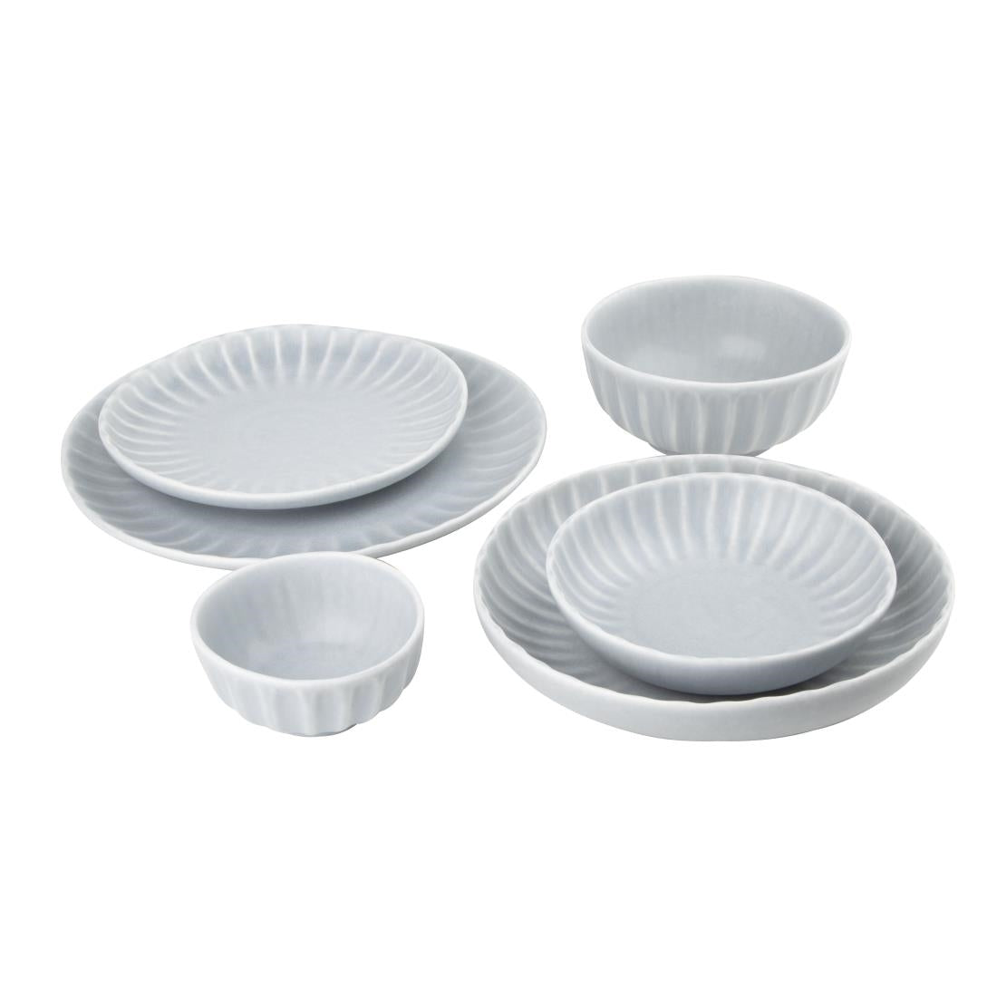 Bols Profonds Olympia Corallite Gris 150x65mm (lot de 6) — FB956