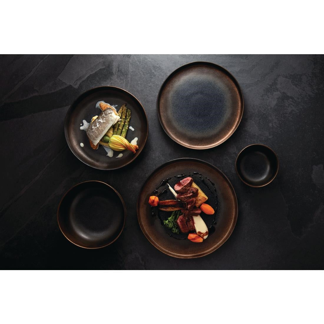 Bols profonds Olympia Ochre 170x70mm 170mm (lot de 6) — FC288
