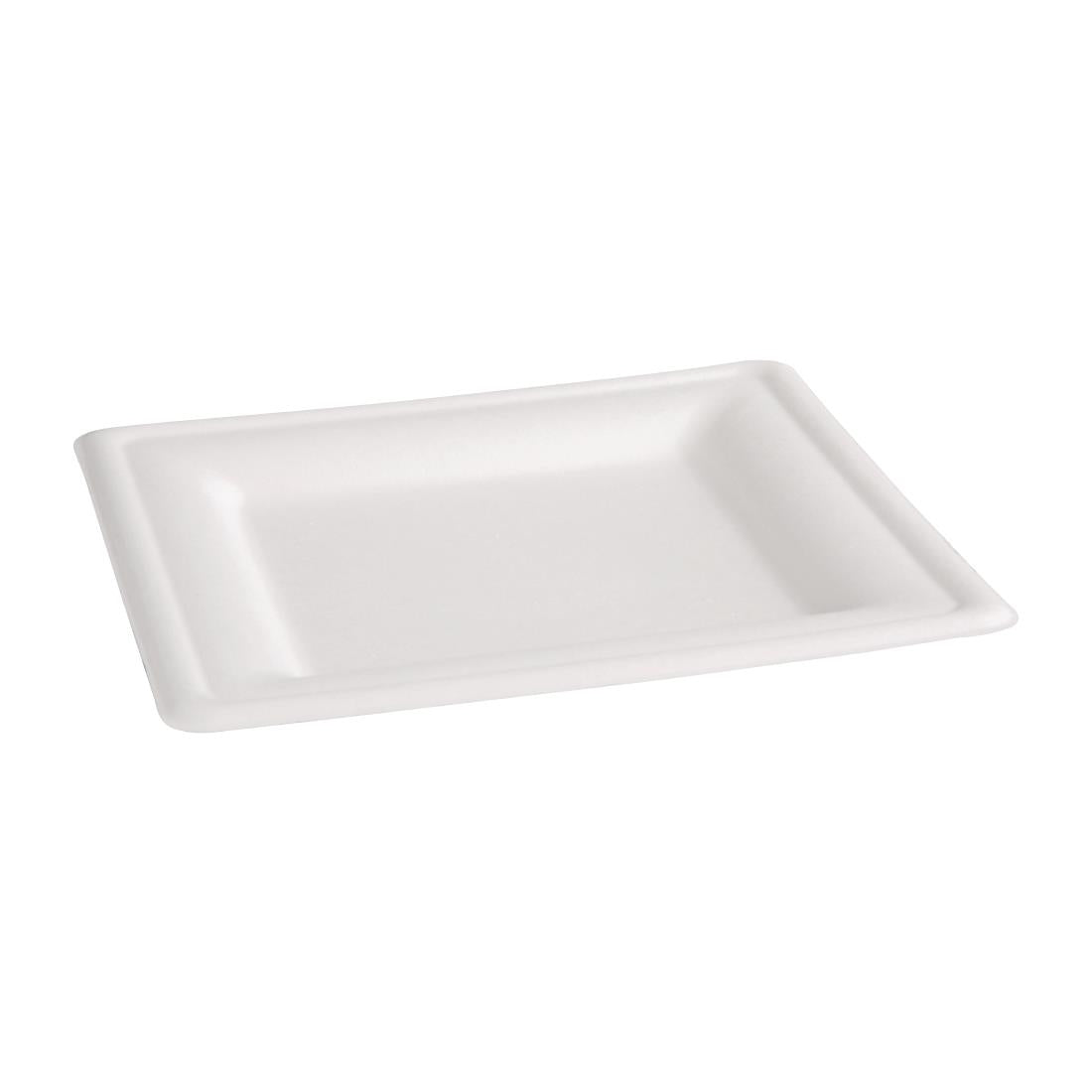 Assiettes carrées en bagasse Fiesta Compostable 261mm (lot de 50) — FC520