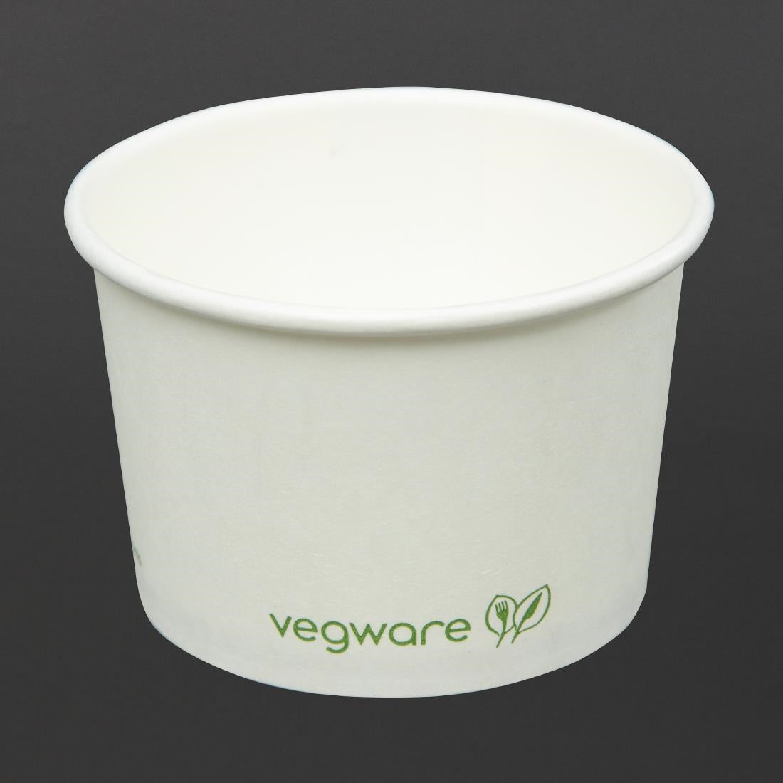 Pots pour aliments chauds compostables Vegware 110ml (lot de 1000) — FC896