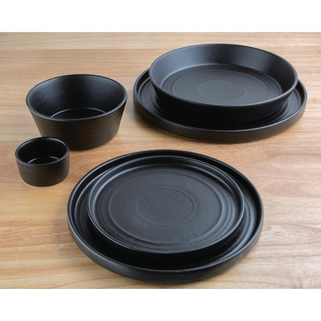 Pots à sauce Olympia Cavolo noirs 67mm (lot de 12) — FD911