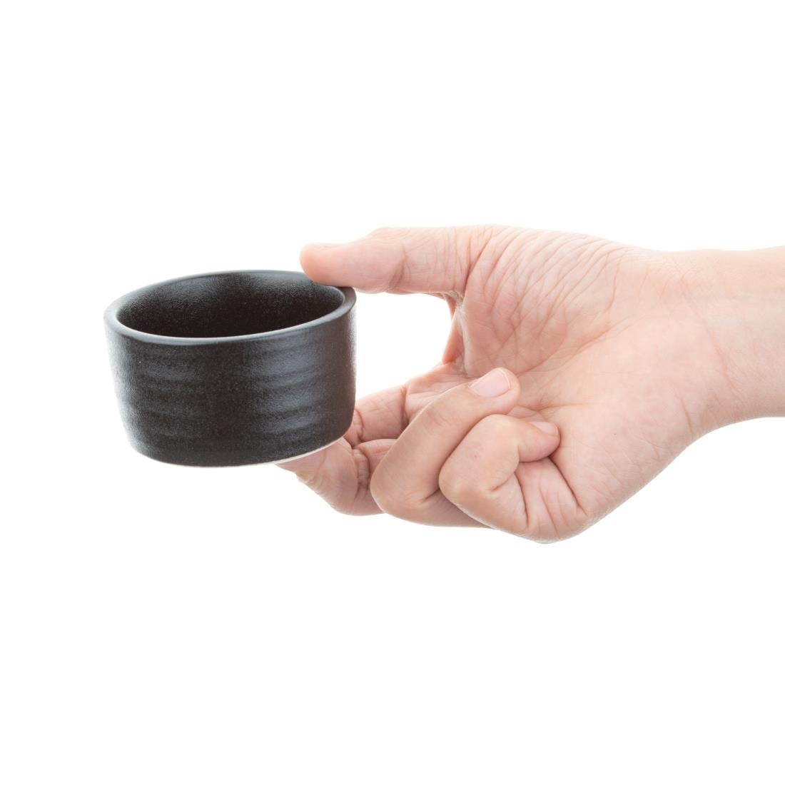 Pots à sauce Olympia Cavolo noirs 67mm (lot de 12) — FD911