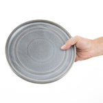 Assiettes plates rondes Olympia Cavolo anthracite 220mm (lot de 4) — FD921