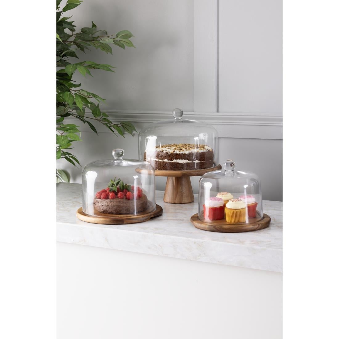 Cloche à gâteau en verre Olympia — CS014