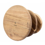 Présentoir en acacia 3 niveaux Olympia 305(Ø) x 395(H)mm — FE152