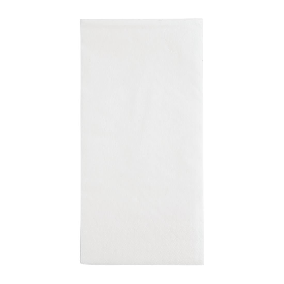 Serviettes dîner 2 plis format 1/8 Fiesta Recyclable 400mm blanches (lot de 2000) — FE243
