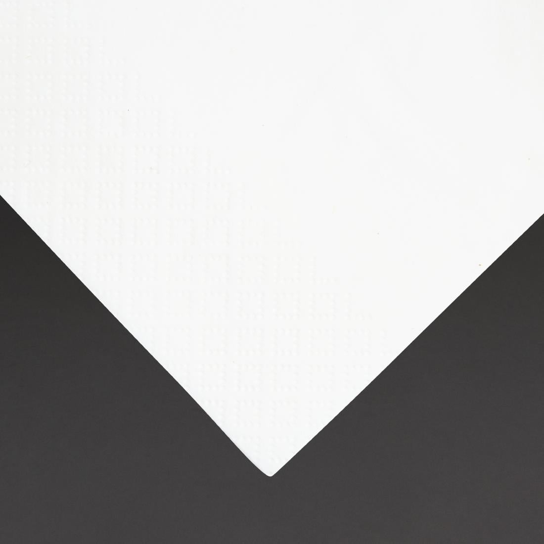 Serviettes dîner 3 plis format 1/8 Fiesta Recyclable 400mm blanches (lot de 1000) — FE258
