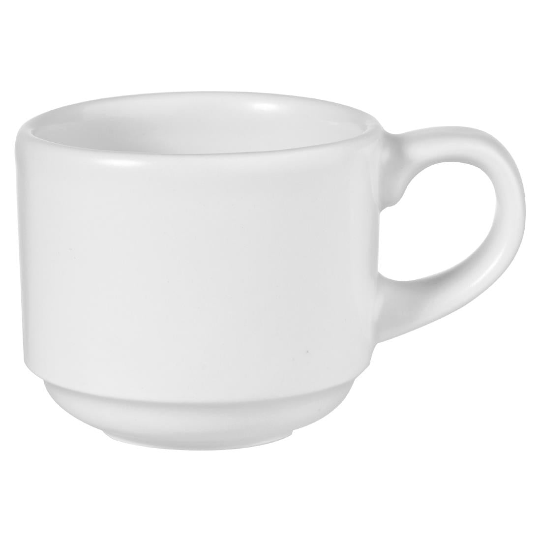 Tasses empilables Churchill White 85ml (lot de 12) — FF634