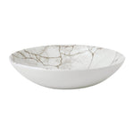 Assiettes coupe ronde Studio Prints Kintsugi Agate Grey 182mm (Lot de 12) — FJ804