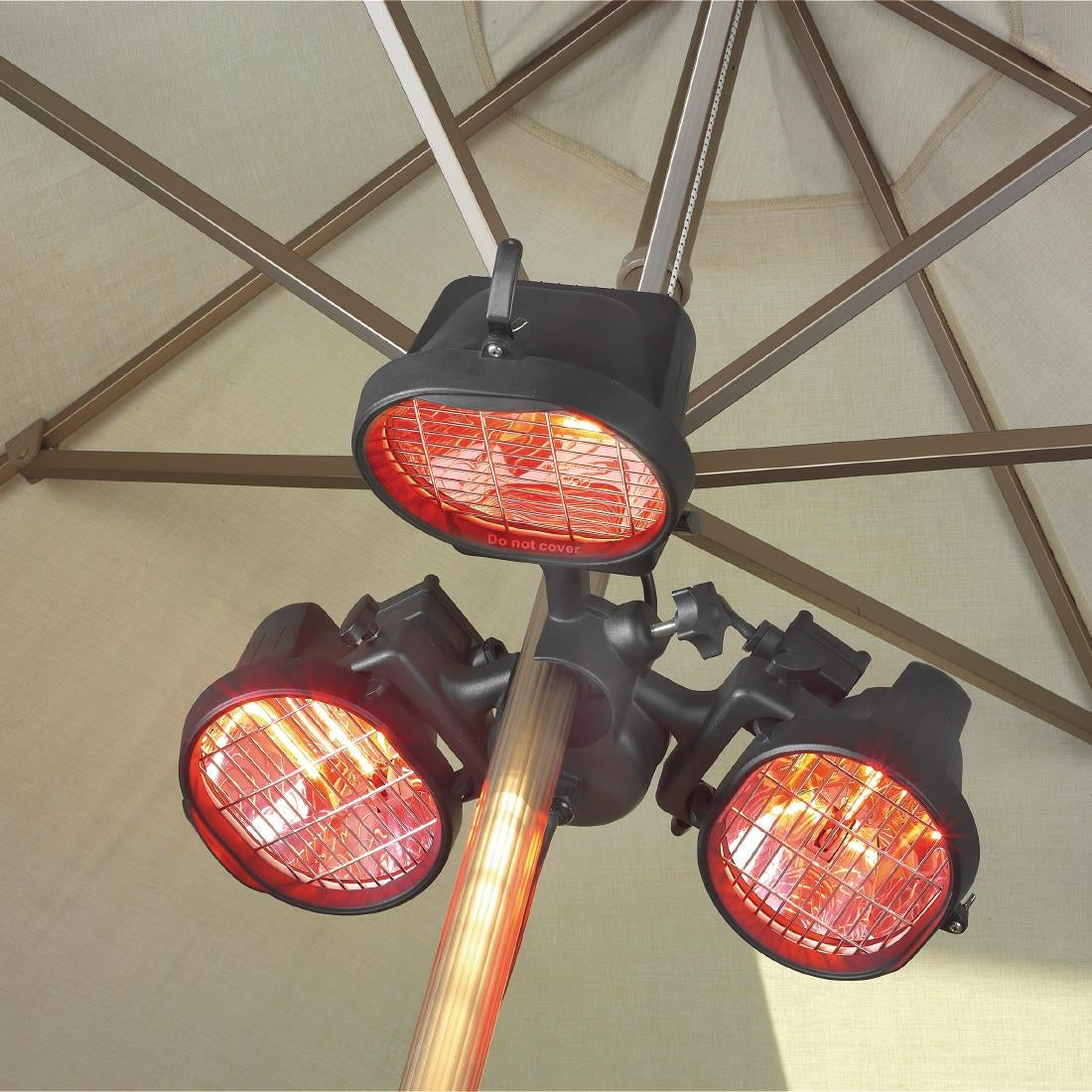 Chauffage de terrasse électrique 1500W Eurom Parasol — FN195