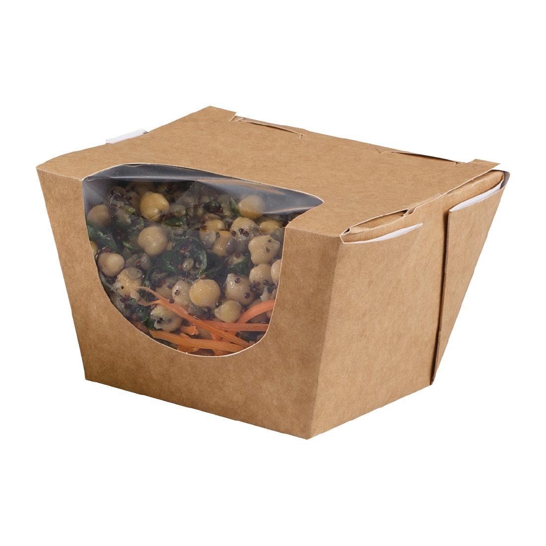 Boîtes salade kraft profondes compostables Zest Colpac 900 ml (lot de 250) — FP580