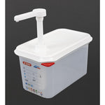 Distributeur de sauce à pompe Araven GN 1/4 — FR177