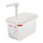 Distributeur de sauce à pompe Araven GN 1/4 — FR177