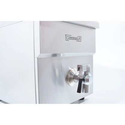 Friteuse à induction avec vanne de vidange 8 litres