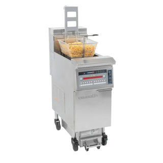 Elektrische frituurpan met automatische lift en filter, 22 liter, 17 kW 
