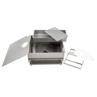 Elektrische frituurpan met automatische lift en filter, 22 liter, 17 kW 
