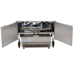 Friteuse électrique avec relevage automatique et filtration 4x12 litres 17+17kW