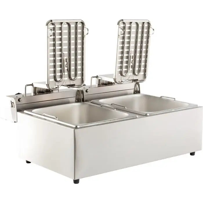 FRITEUSE POSABLE ÉLECTRIQUE 2X6 L 7455.1008 - Friteuse