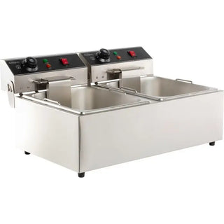 FRITEUSE POSABLE ÉLECTRIQUE 2X6 L 7455.1008 - Friteuse