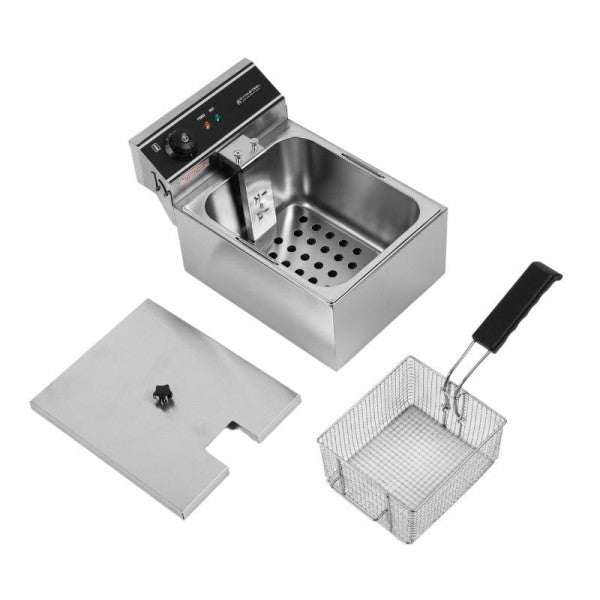 Friteuse électrique professionnelle DynaSteel – 10 L – 3000 W – 230 V