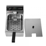 Friteuse électrique professionnelle DynaSteel 10 litres 3000 W 230 V simple cuve