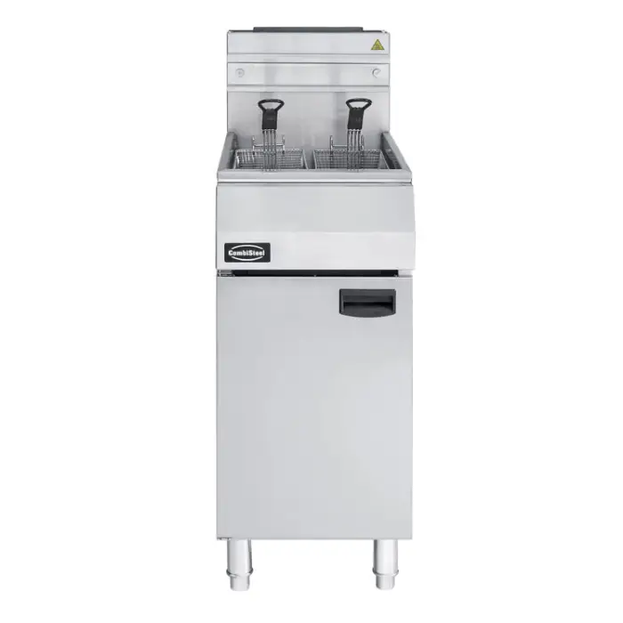 Friteuse professionnelle gaz haut rendement 2 paniers 1x21 l