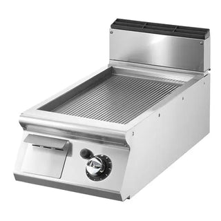 Fry - top gaz top plaque nervurée - de cuisson base 700