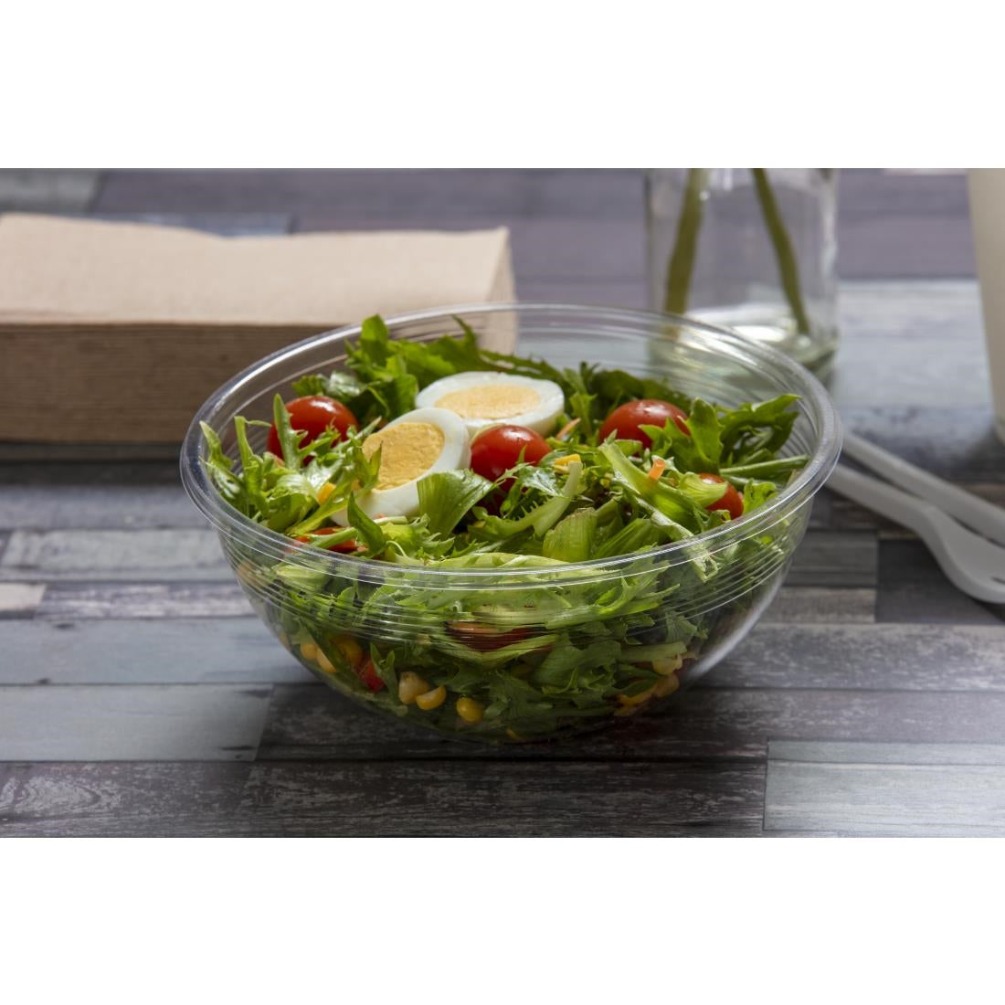 Bols salade PLA compostables série 185 Vegware 910ml (lot de 300) — FS181