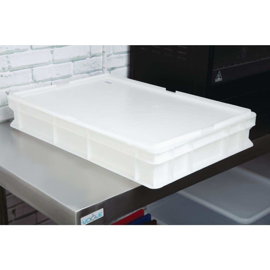 Couvercle pour boîte à pâte à pizza en polyéthylène Cambro 60x40x2cm — FS332