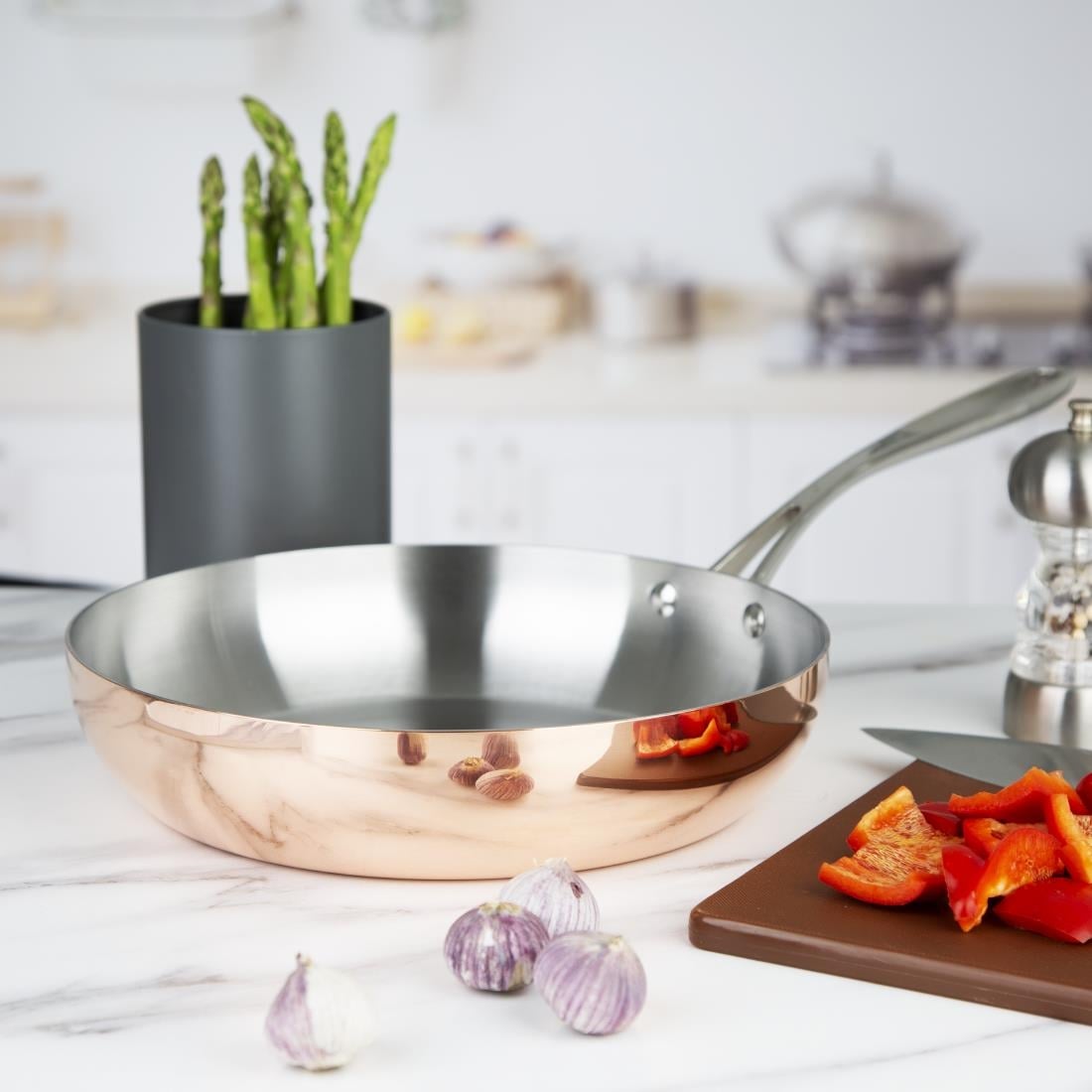 Poêle triple paroi cuivre induction Vogue 286x61mm — FS669
