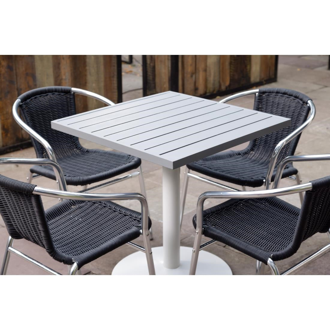 Pied de table en fonte Bolero blanc — FT029