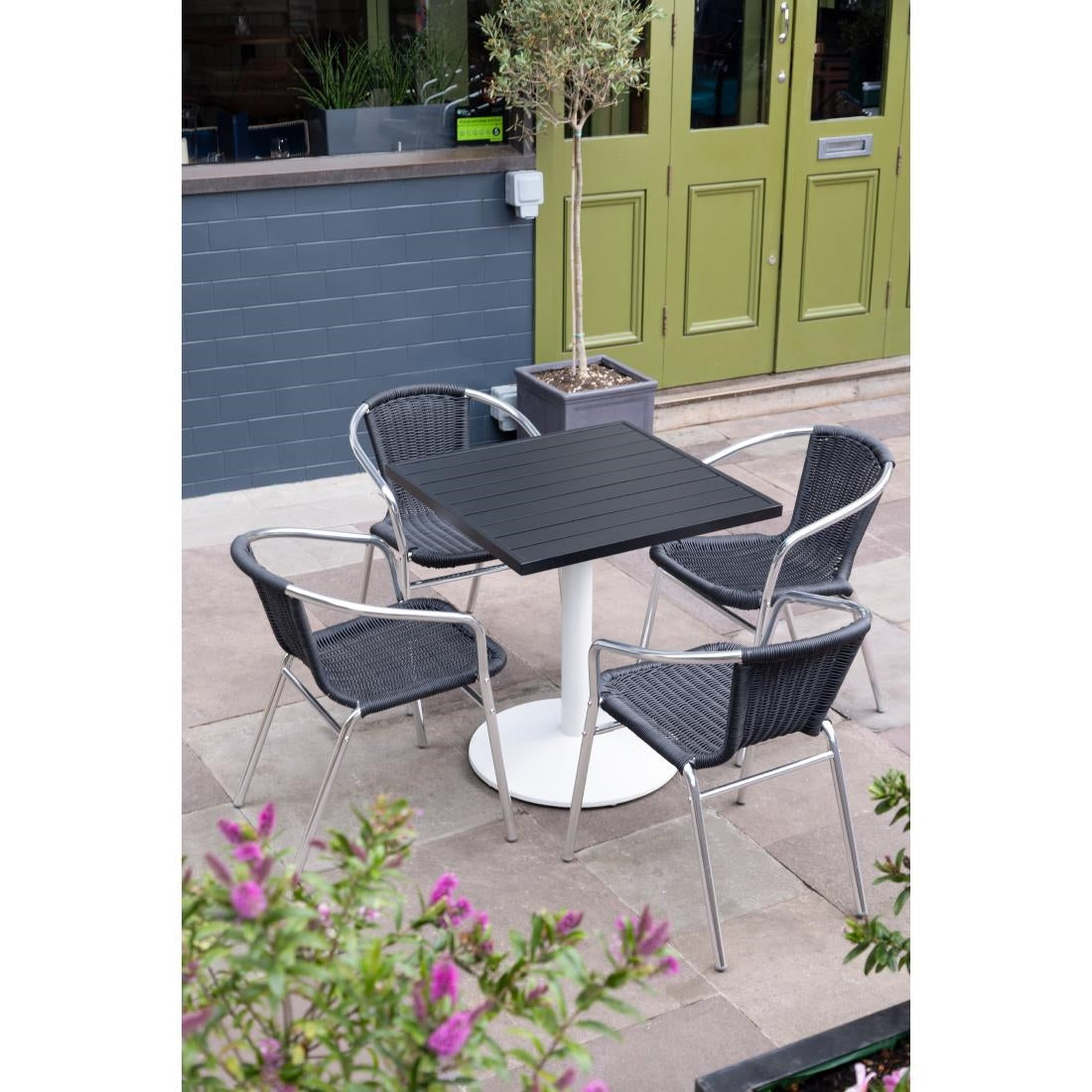 Pied de table en fonte Bolero blanc — FT029