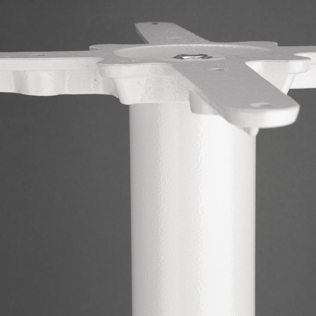 Pied de table en fonte Bolero blanc — FT029