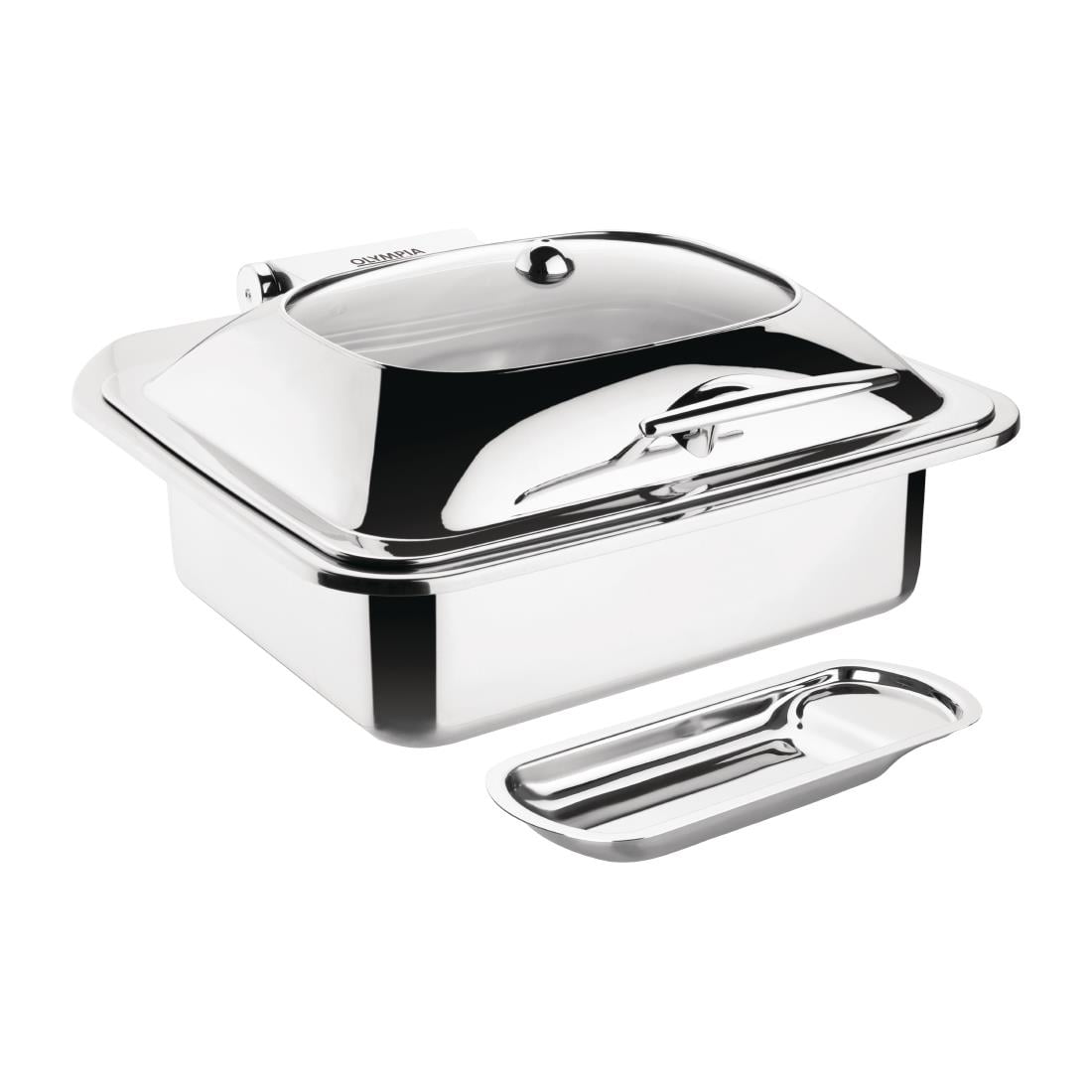 Ensemble chafing dish induction Olympia GN 1/2 avec support — SA649