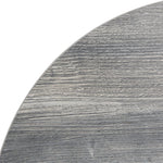 Plateau de table rond pré-percé en mélamine Bolero gris 600 mm — FT292