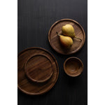 Assiette ronde en acacia Olympia 200mm — FT611