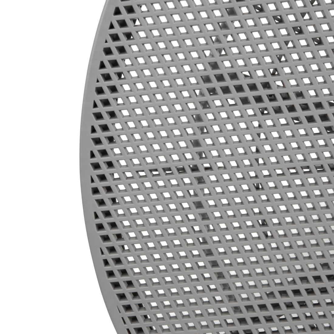 Table pliante en polypropylène Bolero 800mm gris foncé — FT621