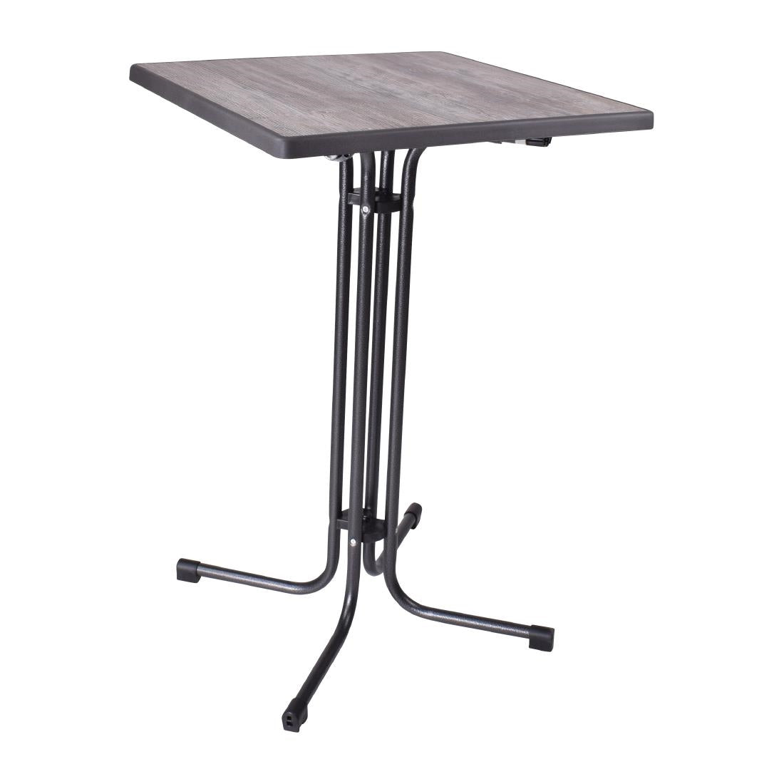 Table haute carrée pliante Limburg 70cm — FT988