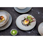 Assiettes Plates Olympia Ember Blue 180mm (lot de 6) — FU172