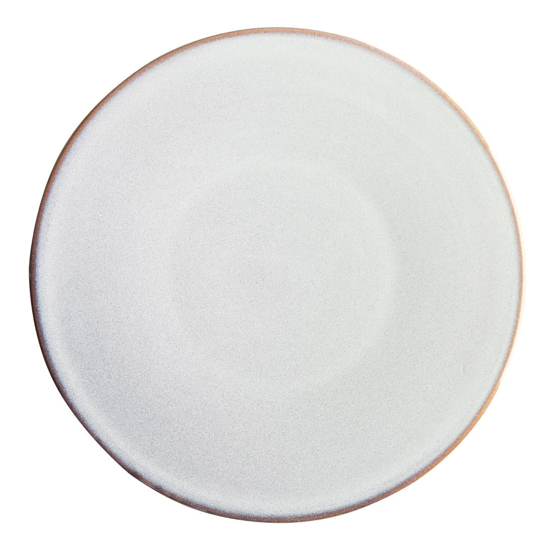 Assiettes Plates Olympia Drift Gris Uni 280mm (lot de 4) — FU187