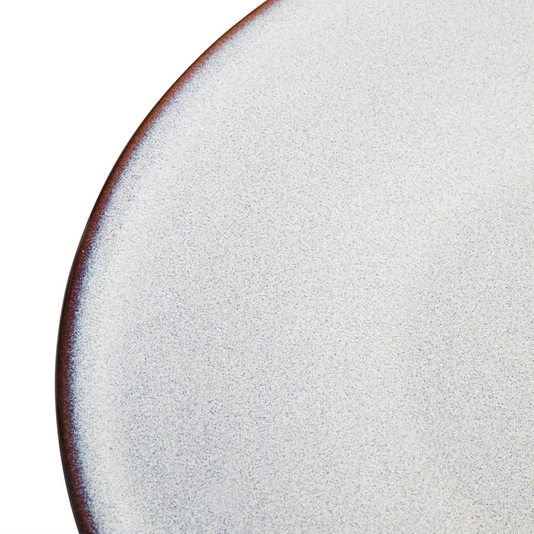 Assiettes Plates Olympia Drift Gris Uni 280mm (lot de 4) — FU187