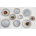 Assiettes Plates Olympia Drift Gris Uni 280mm (lot de 4) — FU187