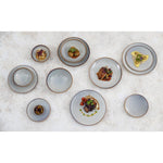 Assiettes Plates Olympia Drift Gris Uni 280mm (lot de 4) — FU187