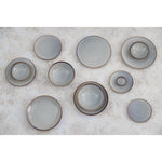 Assiettes Plates Olympia Drift Gris Uni 280mm (lot de 4) — FU187