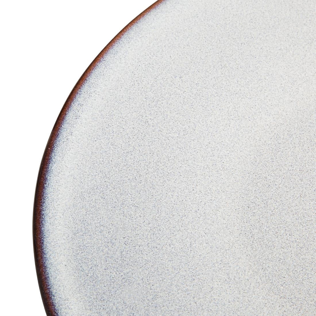 Assiettes Plates Olympia Drift Gris Uni 180mm (lot de 6) — FU189