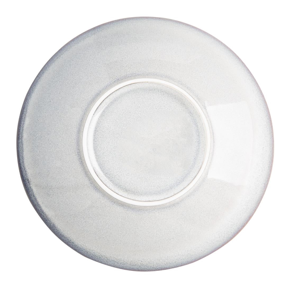 Assiettes Creuses Olympia Drift Gris Uni 260mm (lot de 4) — FU190