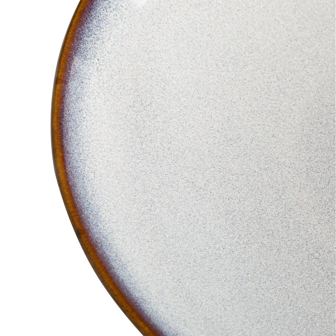 Assiettes Creuses Olympia Drift Gris Uni 260mm (lot de 4) — FU190