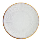 Assiettes Plates Olympia Drift En Relief Gris 180mm (lot de 6) — FU196