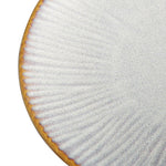 Assiettes Plates Olympia Drift En Relief Gris 180mm (lot de 6) — FU196